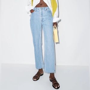 Still Here Baby Flower Tate straight-leg jeans